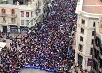 Barcelona, Estado Español: 500.000 marchan en favor de los refugiados