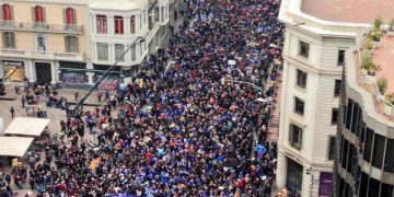 Barcelona, Estado Español: 500.000 marchan en favor de los refugiados