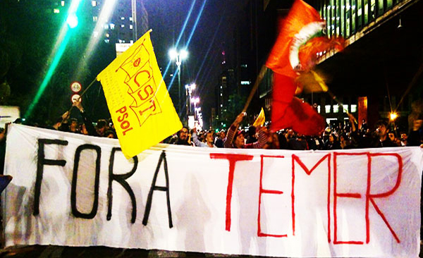 Movilización por la caída de Temer