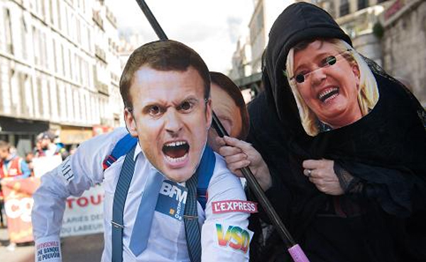 Macron y Le Pen