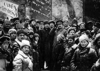 Lenin y Trotsky encabezaron la revolución de Octubre
