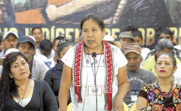 Candidata indígena mexicana