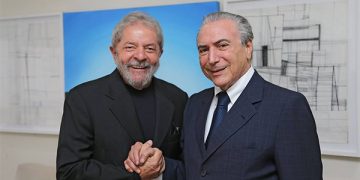 Lula y Temer en 2015