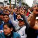 Huelga y movilización de maestros en Perú