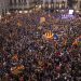 Catalanes celebran la declaración de independencia