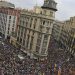 movilización independentista y huelga general en Barcelona