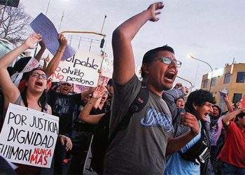 Protestas contra el indulto al genocida Fujimori