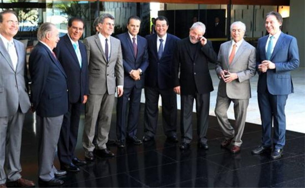 Lula Temer y otros corruptos