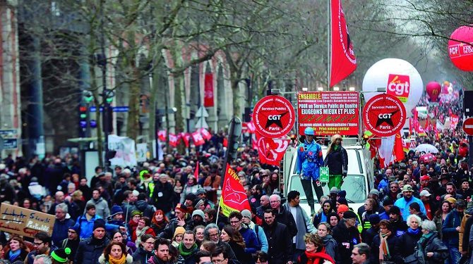 Huelga Ferroviaria en Francia