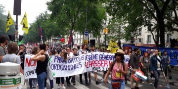 Francia por la huelga general 1