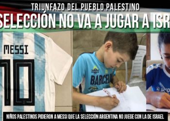 La selección Argentina no va a jugar a Israel