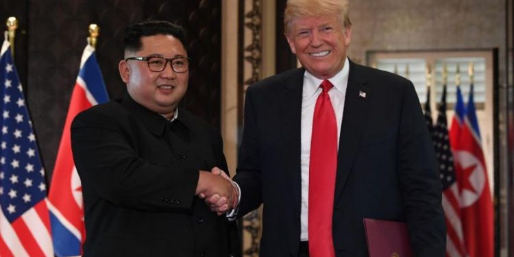 Trump y Kim en la cumbre en Singapur