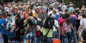 Masiva emigración de venezolanos