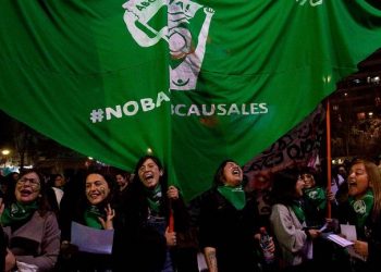 Movilizacion en Santiago de Chile 25 de julio por el derecho al aborto