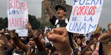 Lucha estudiantil en Mexico