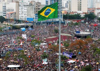 Mujeres contra Bolsonaro Brasil 29 de Septimebre de 2018