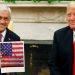 Piñera junto a Donald Trump