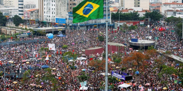 Mujeres contra Bolsonaro Brasil 29 de Septimebre de 2018