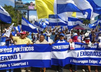 nICARAGUA EXIGIENDO LA LIBERTAD DE LOS PRESOS POLÍTICOS