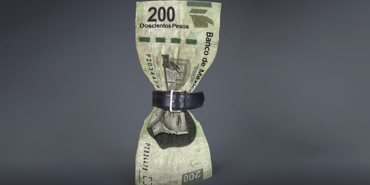 peso mexicano cinturon