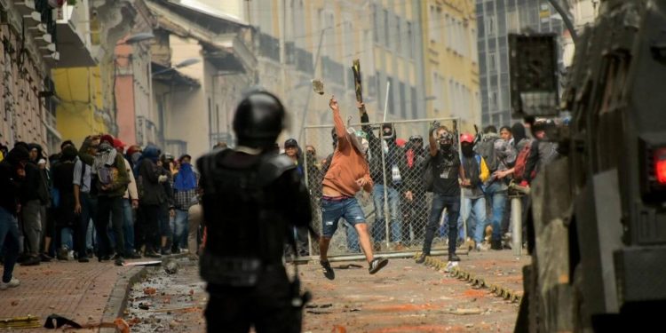 protestas en ecuador 5 1 0