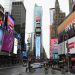 Time Square casi vacio por la cuarentena 3/4/2020