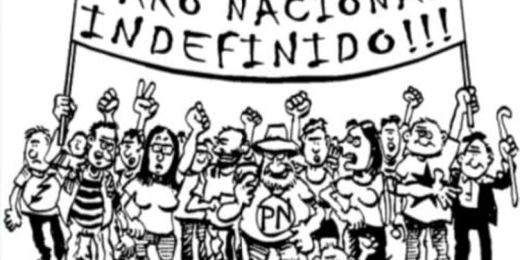 28 de abril al Paro Nacional y el 1° de mayo a las calles hacia el paro nacional indefinido