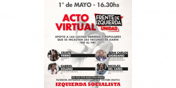Argentina: Acto virtual del FITU por el 1° de mayo