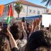 Numerosos palestinos se concentran en Jaffa, distrito de Tel Aviv, en apoyo a la huelga general