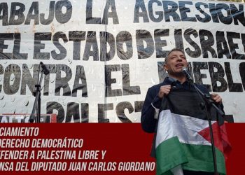 Exitosa campaña en defensa del diputado Giordano