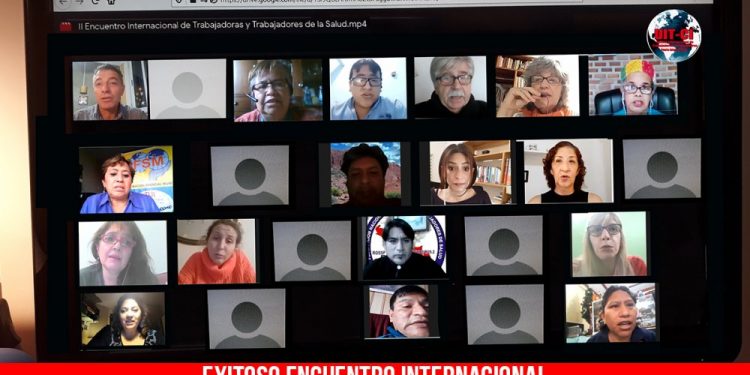 Exitoso encuentro internacional de trabajadoras y trabajadores de la salud