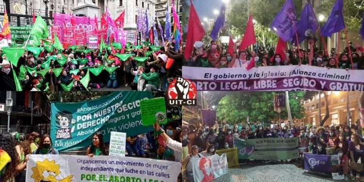 (vídeo) Mujeres de la UIT-CI en la jornada del #28S