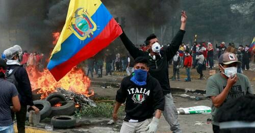 Ecuador: Con marchas y piquetes se cumplió el paro nacional