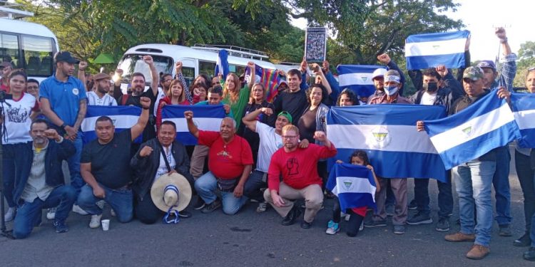En marcha la caravana por la libertad de los presos políticos en Nicaragua