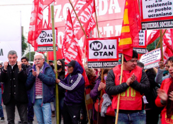 (video) Argentina: Acto unitario «Fuera las tropas rusas de Ucrania»