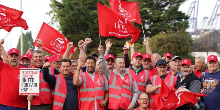 Grandes huelgas en Gran Bretaña