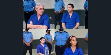 La dictadura de Ortega en Nicaragua exhibió a un grupo de presas y presos políticos demacrados y desnutridos