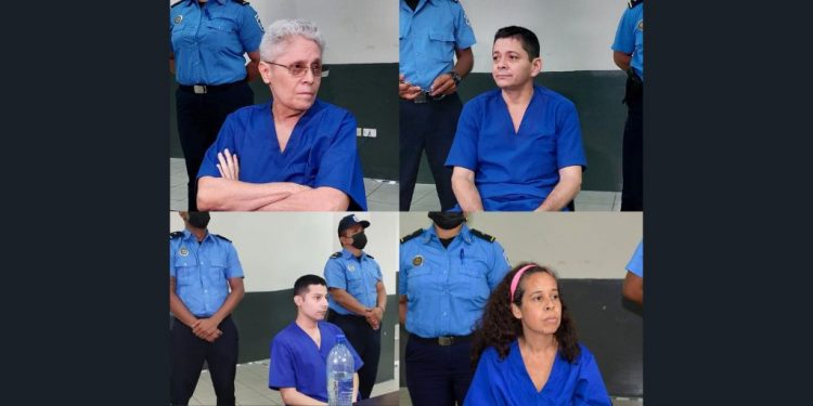 La dictadura de Ortega en Nicaragua exhibió a un grupo de presas y presos políticos demacrados y desnutridos