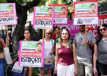 Acción frente a la Embajada de Irán en Buenos Aires, Argentina