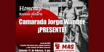 Homenaje al compañero Jorge Wimber