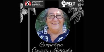 Compañera Carmen Moncada, ¡Hasta el Socialismo siempre!