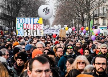 Francia: La sexta y mayor jornada de movilizaciones contra reforma sistema de pensiones