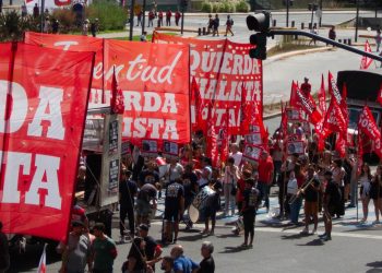 (vídeo) Argentina: Importante columna de Izquierda Socialista/UIT-CI en este #24demarzo