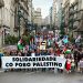 (vídeos) Protestas en ciudades y estadios de fútbol contra Israel y en apoyo a Palestina