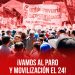Argentina: ¡Vamos al paro y movilización el 24!