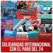 Solidaridad internacional con el paro del 24 en Argentina