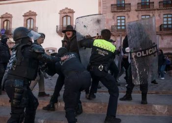 Solidaridad con las compañeras reprimidas en México el Día Internacional de la Mujer