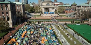 Massive student protests in the US against genocide in Gaza