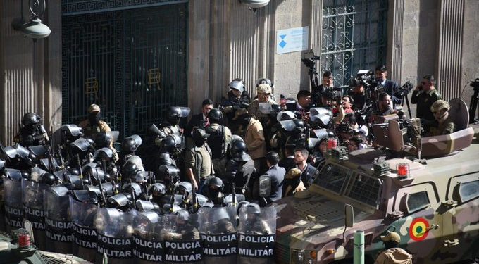 Asonada militar frustrada en Bolivia