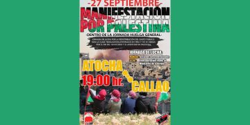 Estado español: #27S Huelga General por Palestina